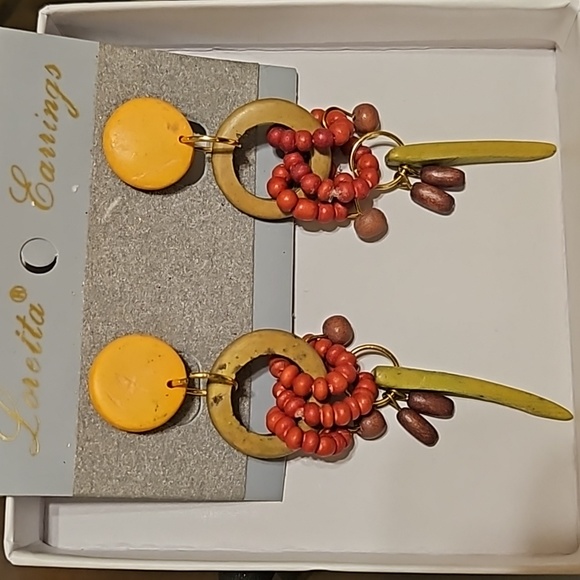 Loretta Jewelry - Loretta wood earrings NWT